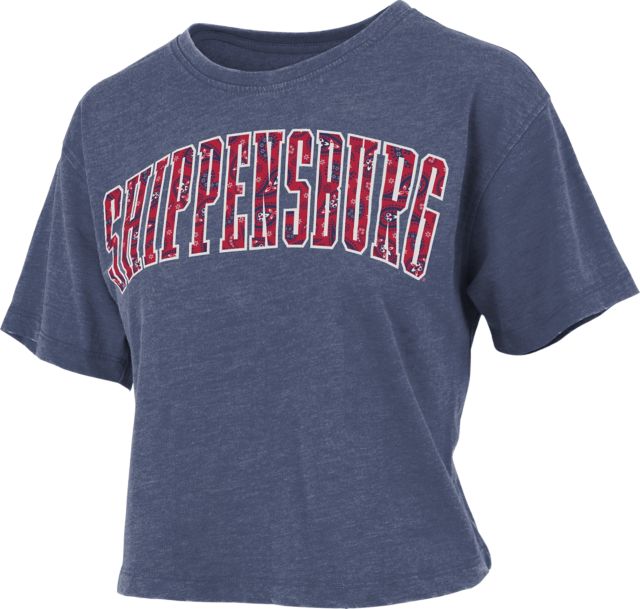 Shippensburg University Women's Cropped Short Sleeve T-Shirt