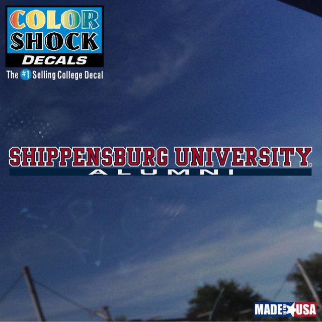 Shippensburg University Strip Alumni Decal