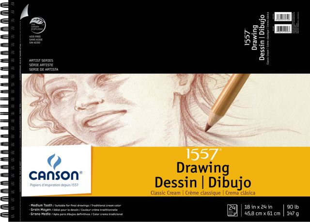 Drawing Classic Cream  24/Sheets 18X24