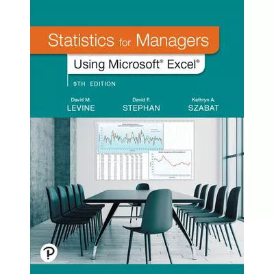 Statistics for Managers Using Microsoft Excel (RRPHE)